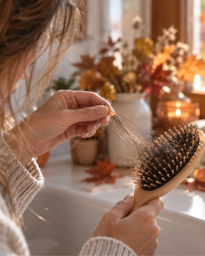 perte de cheveux automnale